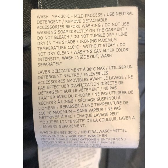 Stone Island Pants Size 29 x 33 Utility Mens Cargo Black Stretch Tapered EUC - Picture 13 of 13